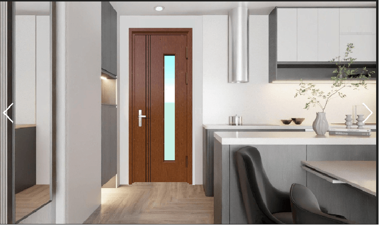 Cửa Gỗ Composite Thông Phòng Cho Nhà Phong Cách Tối Giản 3