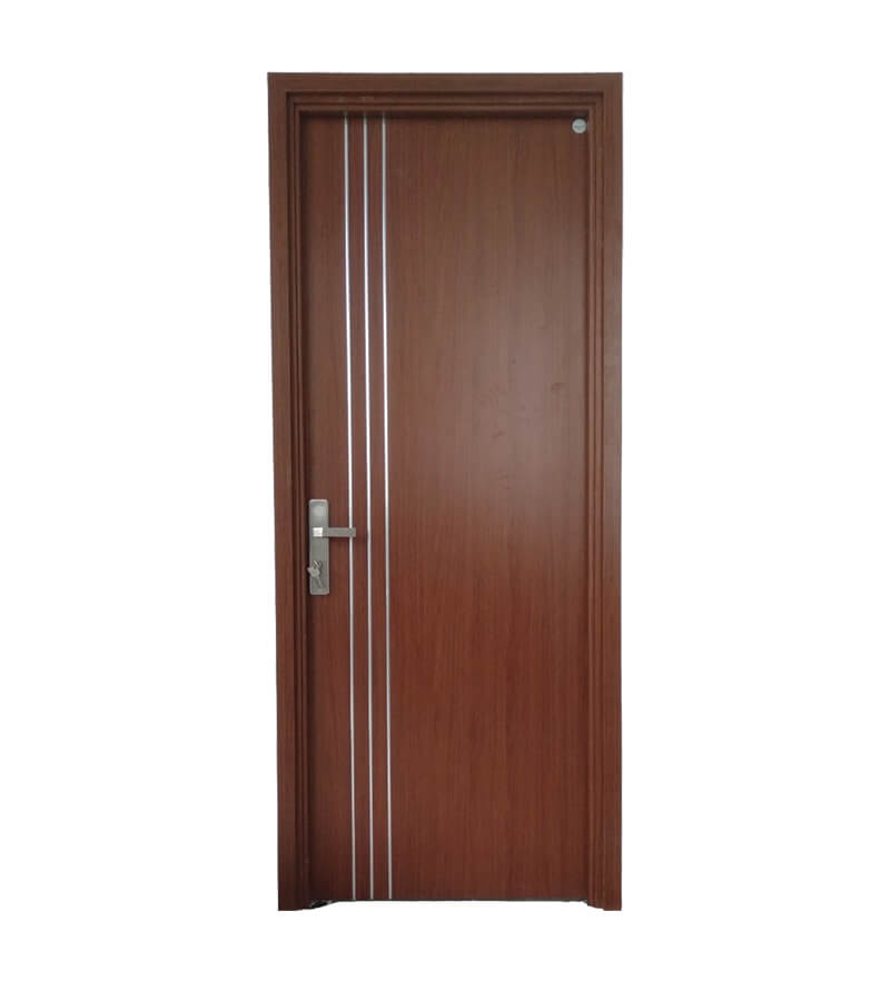 Cửa Gỗ Composite Chỉ Nhôm C01
