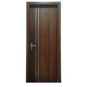 Cửa Gỗ Composite Chỉ Nhôm C02