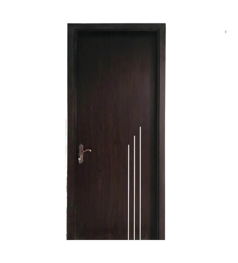 Cửa Gỗ Composite Chỉ Nhôm C04