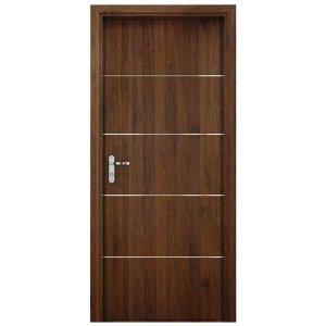 Cửa Gỗ Composite Chỉ Nhôm C05