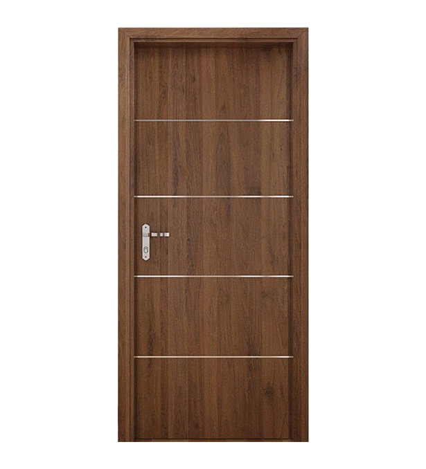 Cửa Gỗ Composite Chỉ Nhôm C05