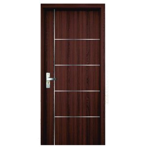 Cửa Gỗ Composite Chỉ Nhôm C06