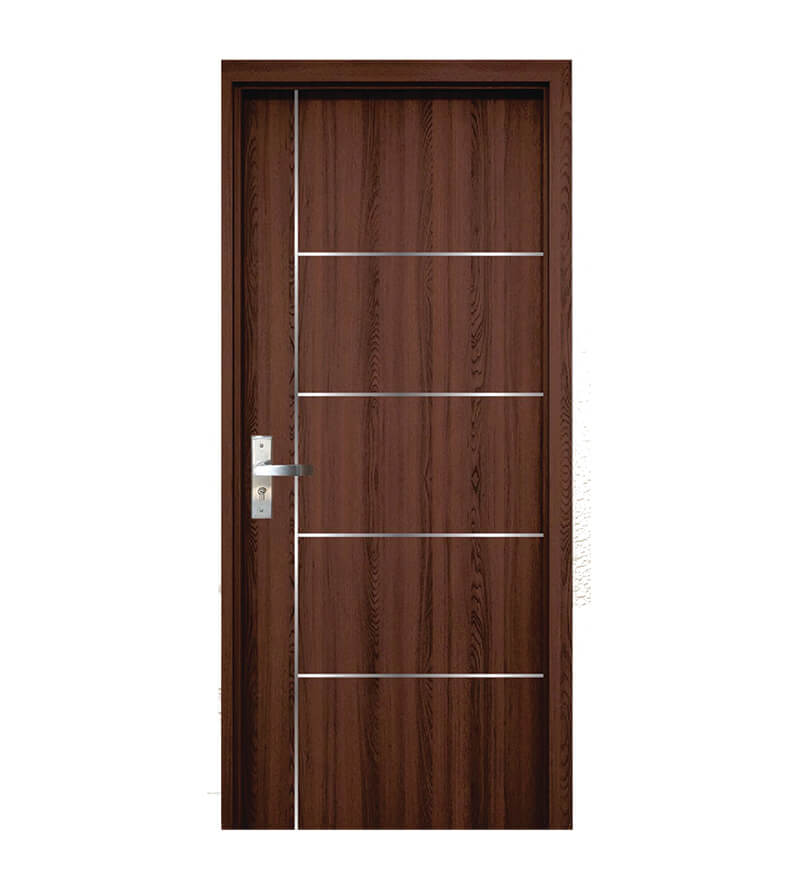 Cửa Gỗ Composite Chỉ Nhôm C06