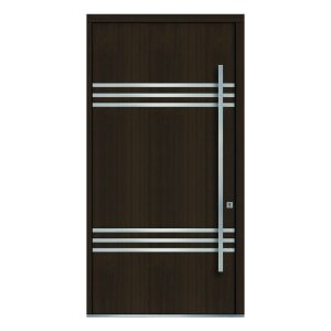Cửa Gỗ Composite Chỉ Nhôm C08