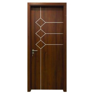Cửa Gỗ Composite Chỉ Nhôm C09