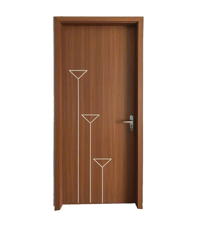 Cửa Gỗ Composite Chỉ Nhôm C10