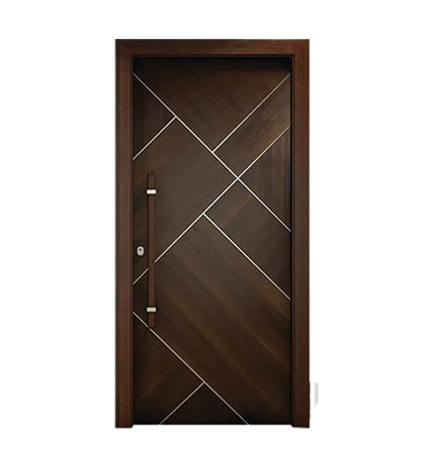 Cửa Gỗ Composite Chỉ Nhôm C12