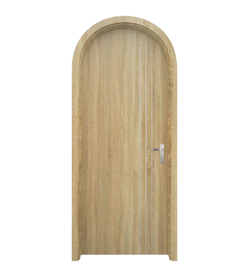 Cửa Gỗ Composite Vòm Cong V01