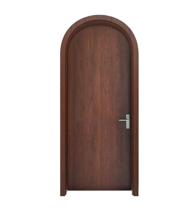 Cửa Gỗ Composite Vòm Cong V08
