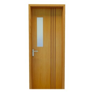 Cửa Gỗ Composite Ô Kính K05