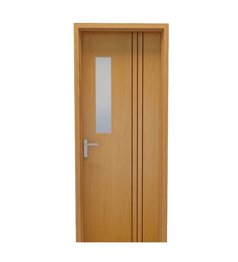 Cửa Gỗ Composite Ô Kính K05