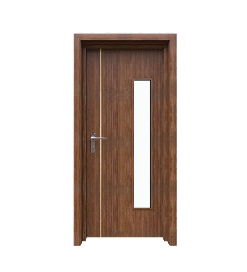Cửa Gỗ Composite Ô Kính K06