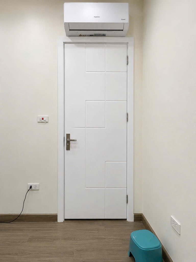 Công trình cửa gỗ composite nhà A Quân, hà Nam